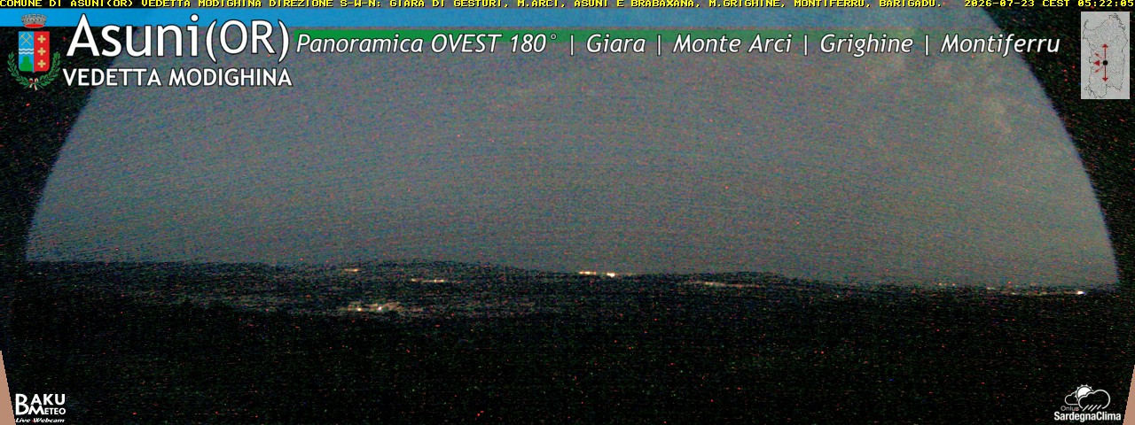 time-lapse frame, Asuni Ovest webcam