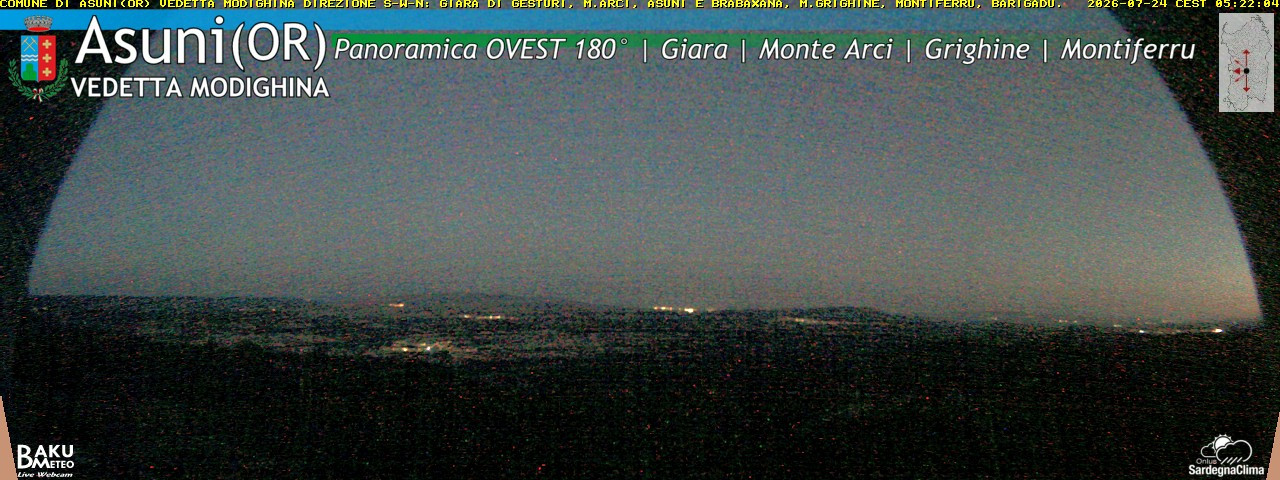 time-lapse frame, Asuni Ovest webcam