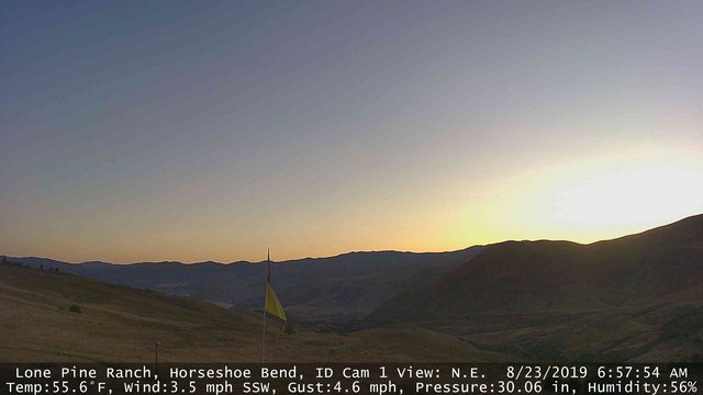 time-lapse frame, Horseshoe Bend, Idaho CAM1 webcam