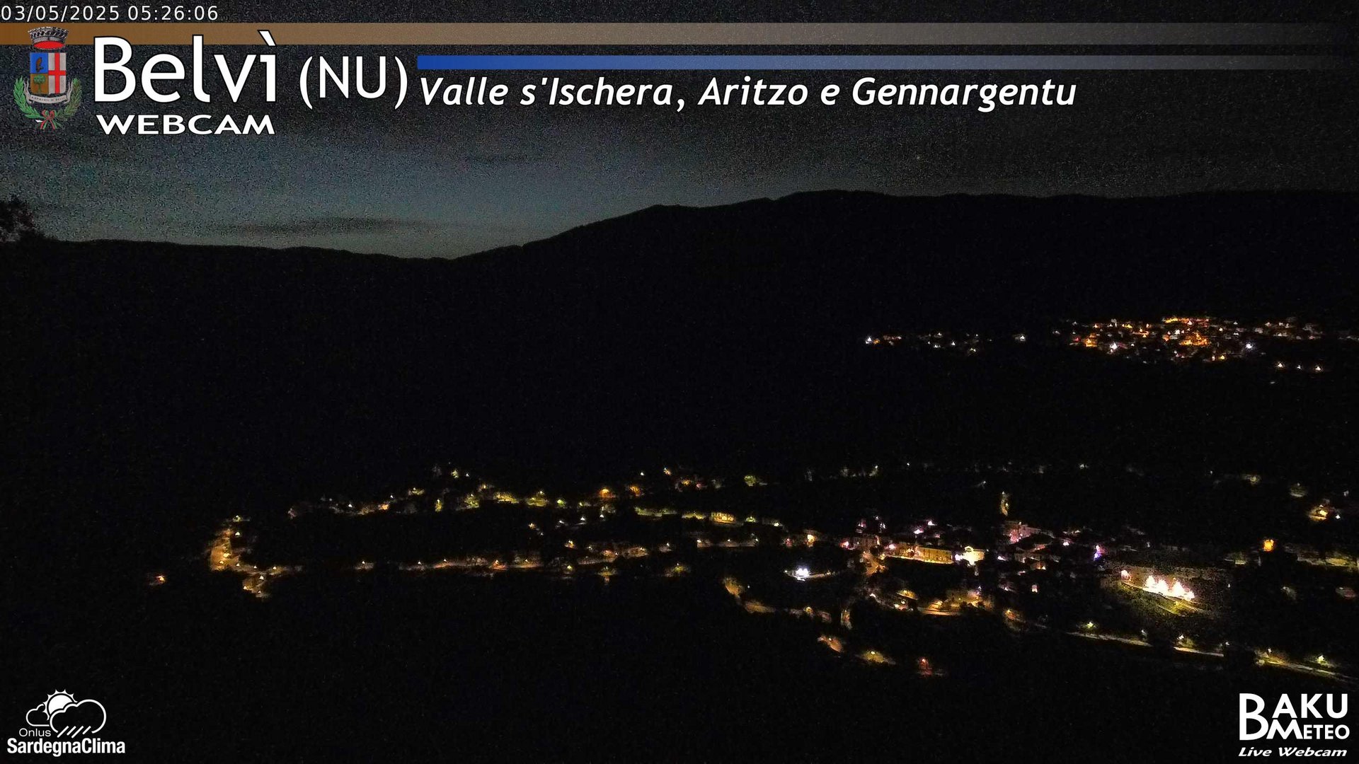 time-lapse frame, Belvì webcam