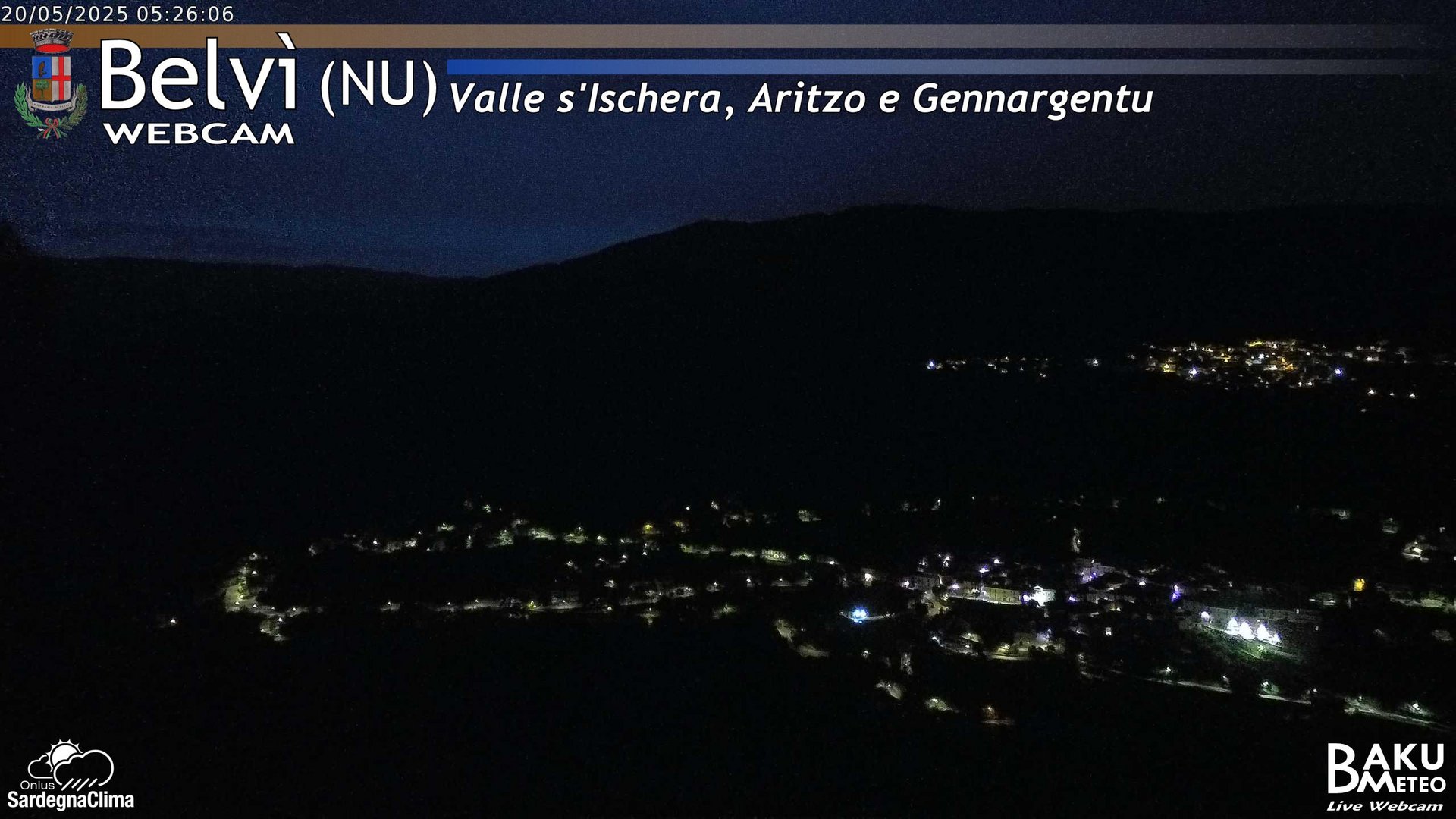 time-lapse frame, Belvì webcam