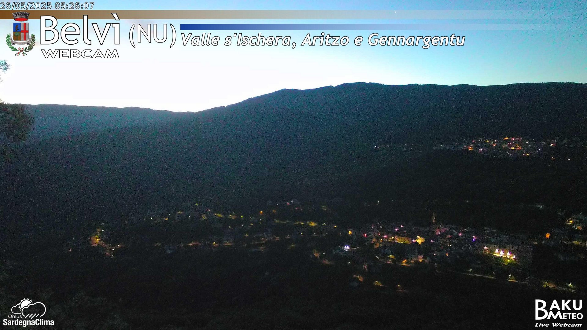 time-lapse frame, Belvì webcam