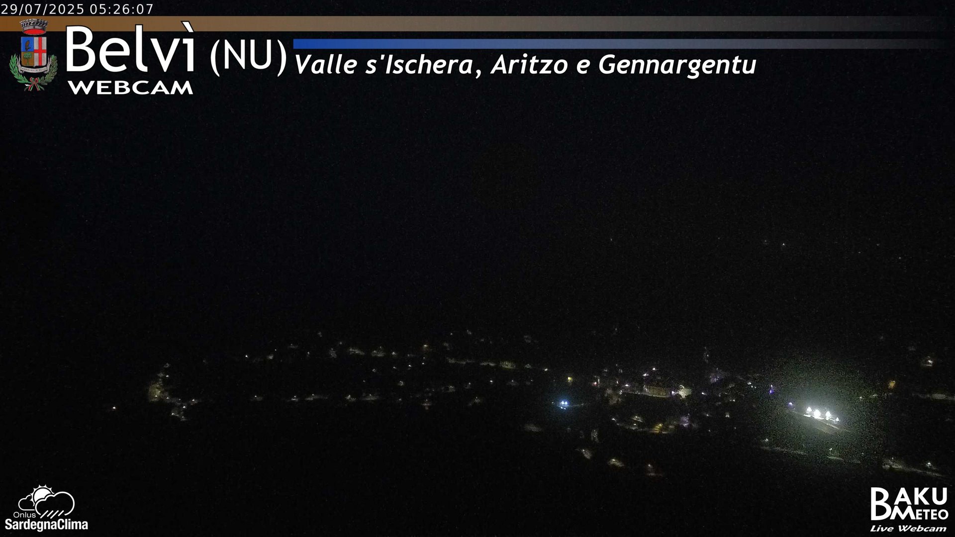 time-lapse frame, Belvì webcam