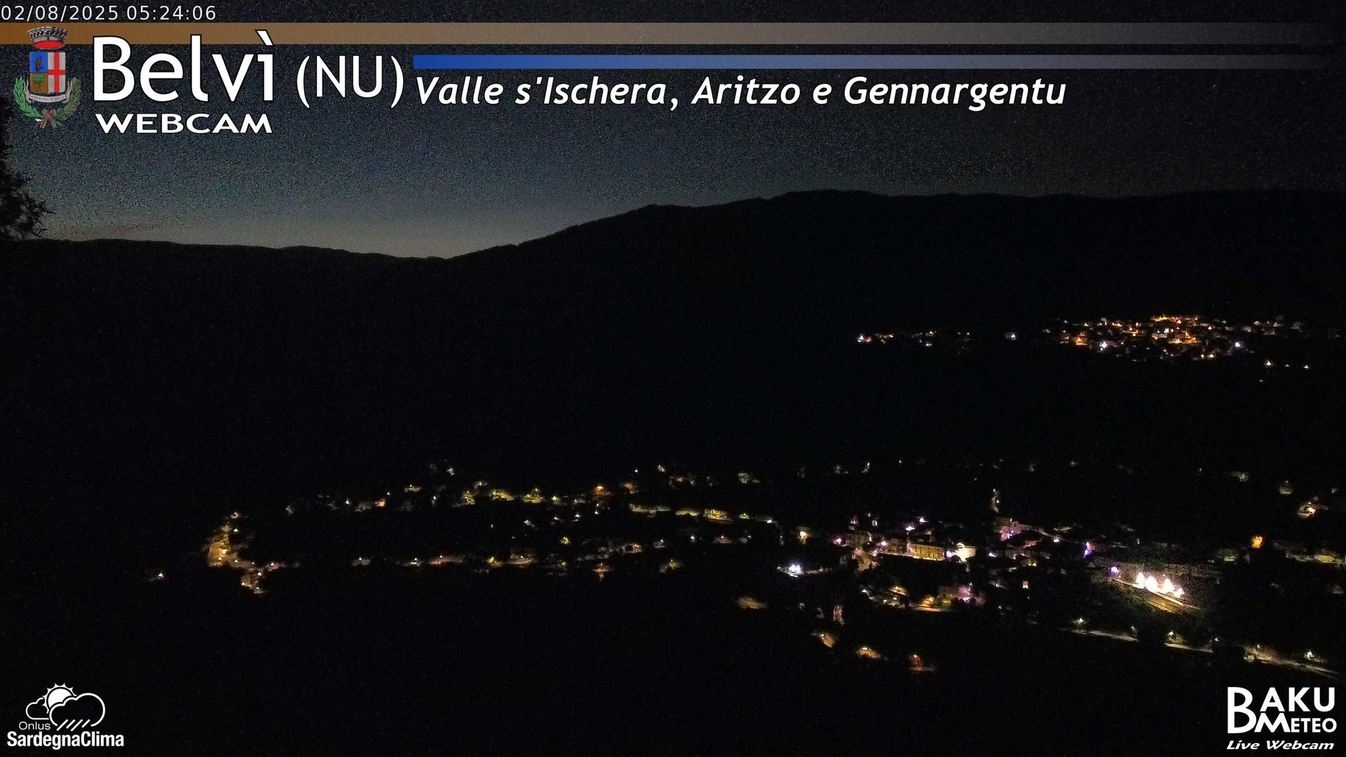 time-lapse frame, Belvì webcam