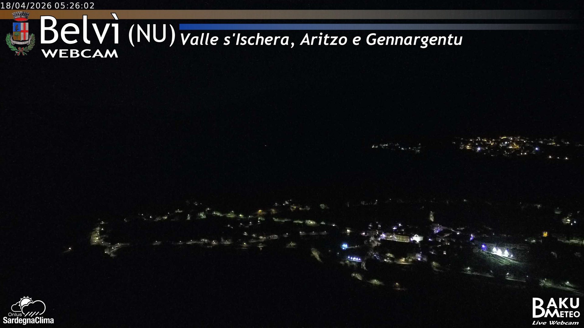 time-lapse frame, Belvì webcam