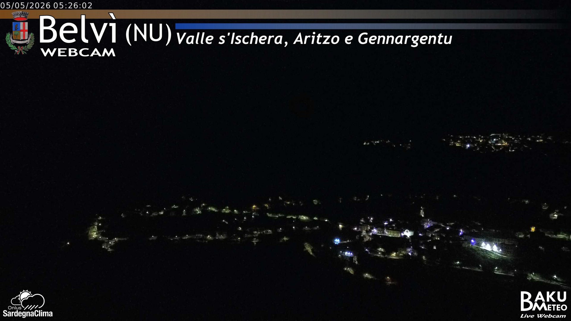 time-lapse frame, Belvì webcam