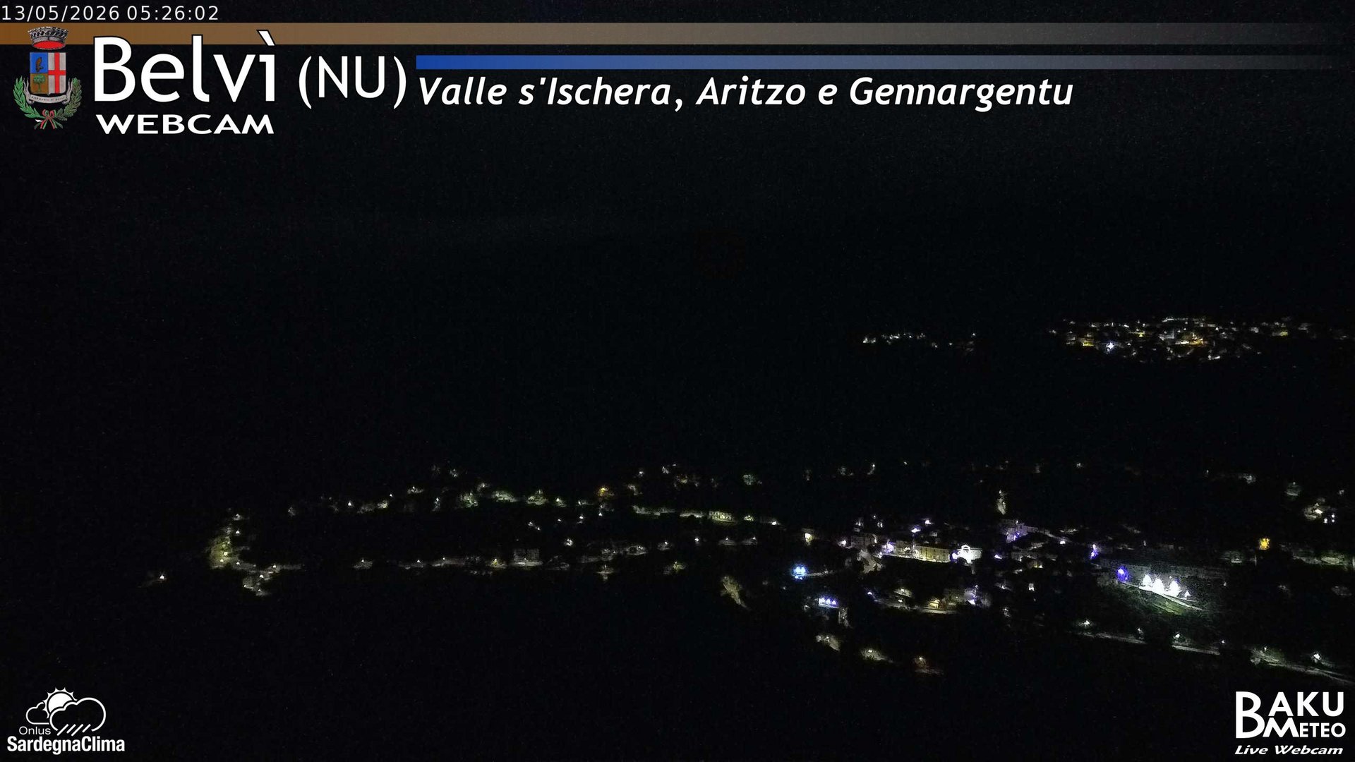 time-lapse frame, Belvì webcam