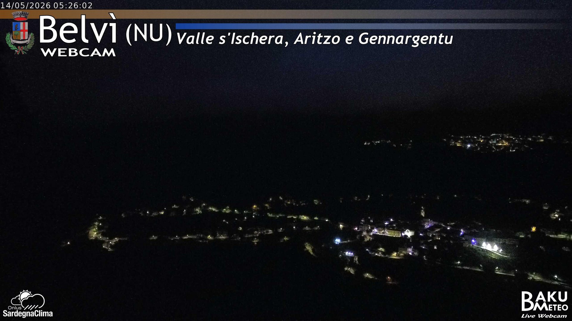 time-lapse frame, Belvì webcam