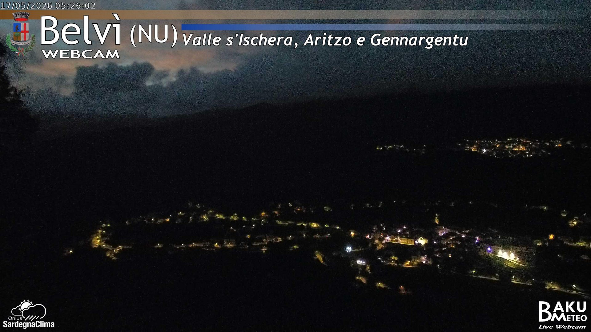 time-lapse frame, Belvì webcam