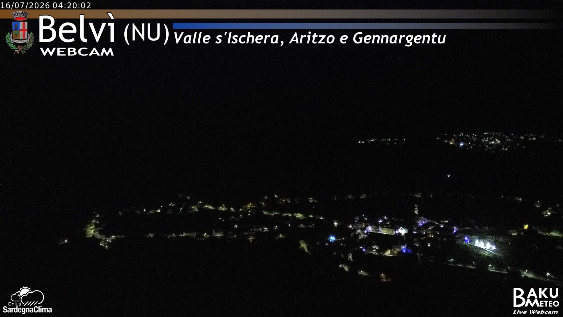 time-lapse frame, Belvì webcam