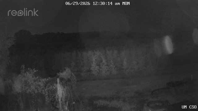 time-lapse frame, UM CSO webcam