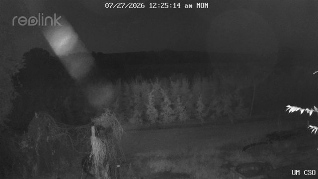 time-lapse frame, UM CSO webcam