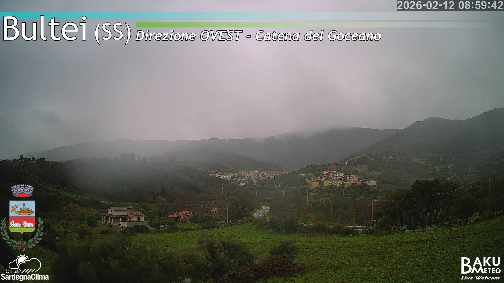 time-lapse frame, Bultei webcam