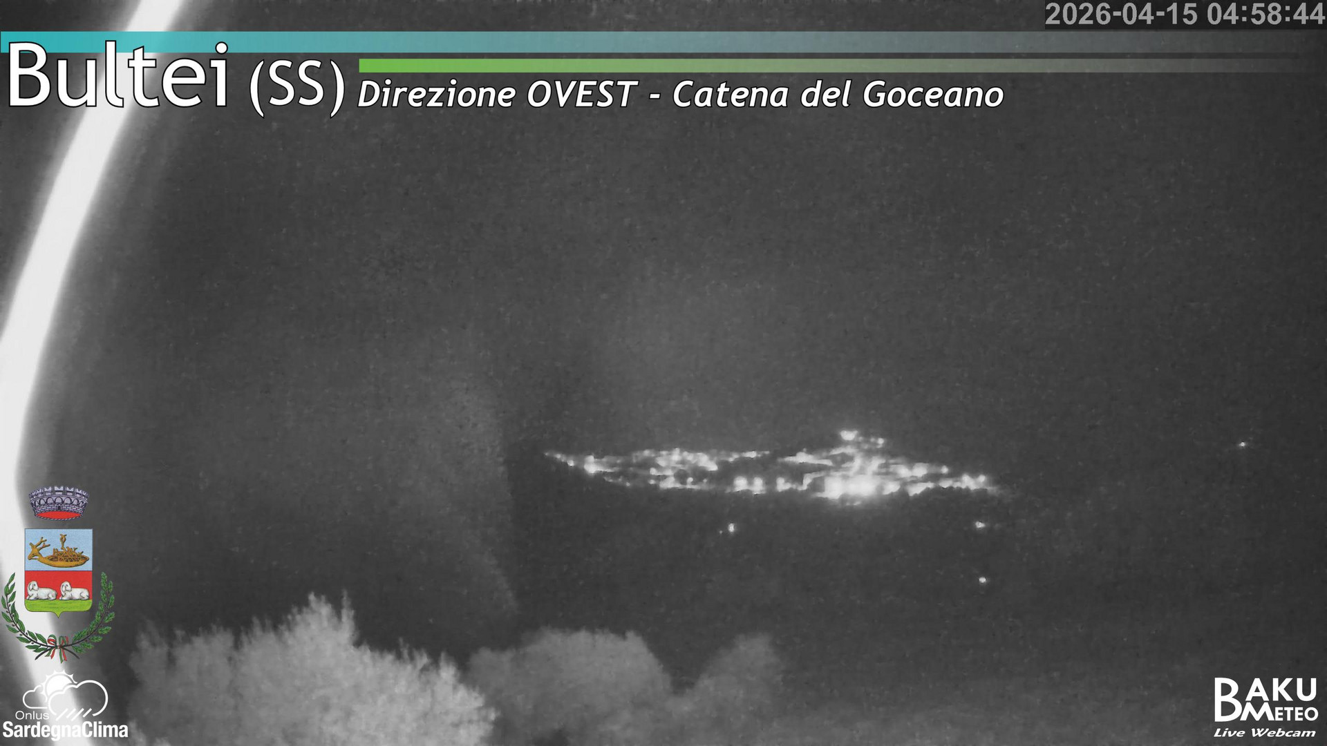 time-lapse frame, Bultei webcam