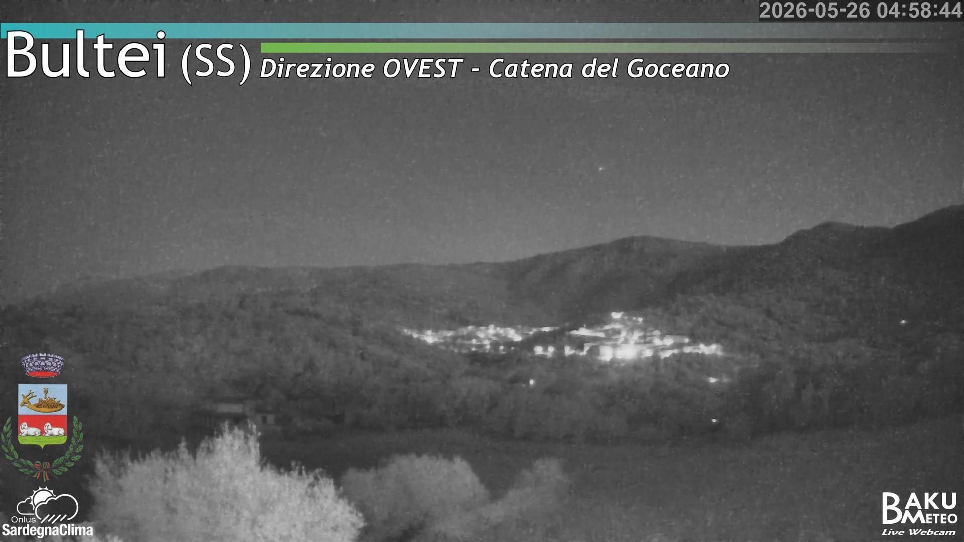 time-lapse frame, Bultei webcam