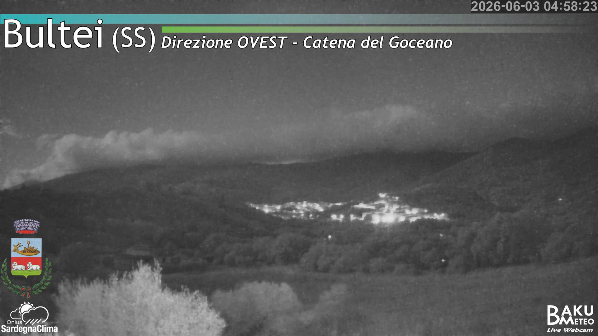 time-lapse frame, Bultei webcam