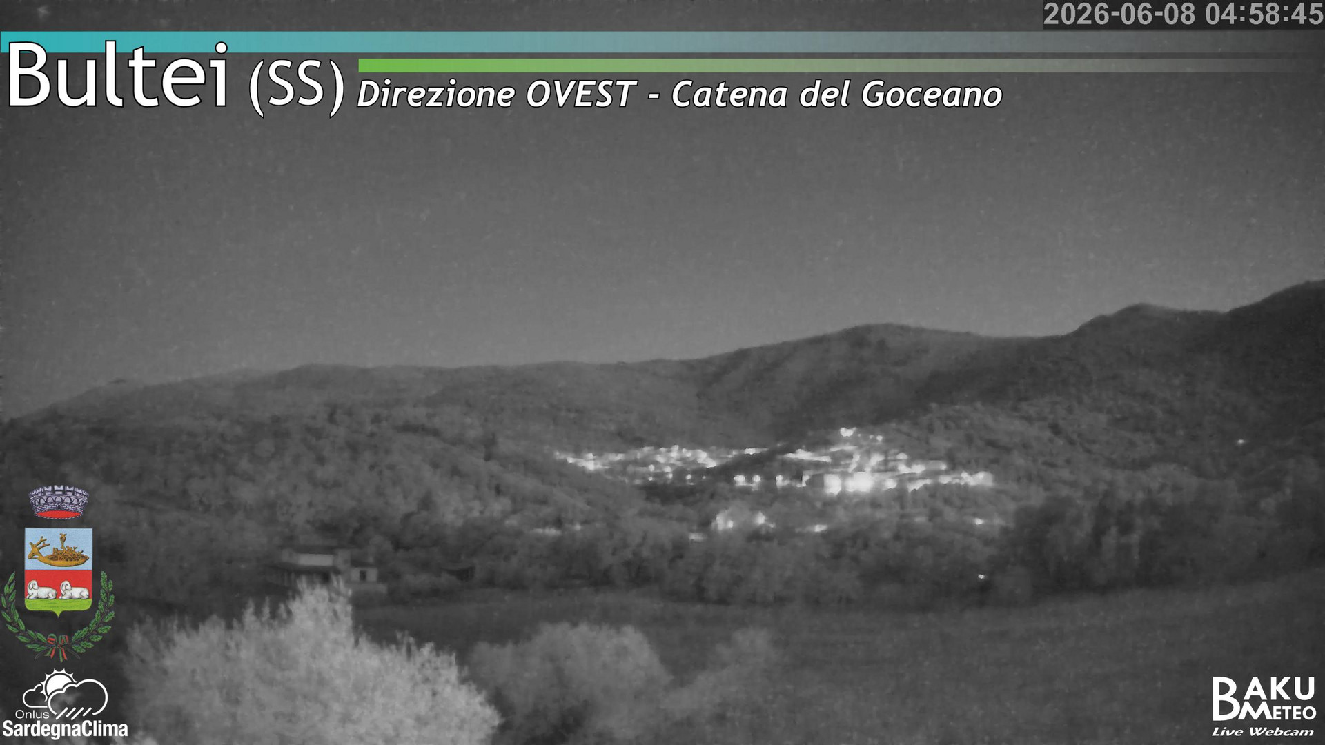 time-lapse frame, Bultei webcam