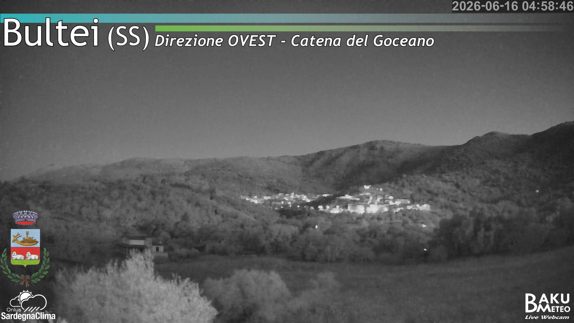 time-lapse frame, Bultei webcam