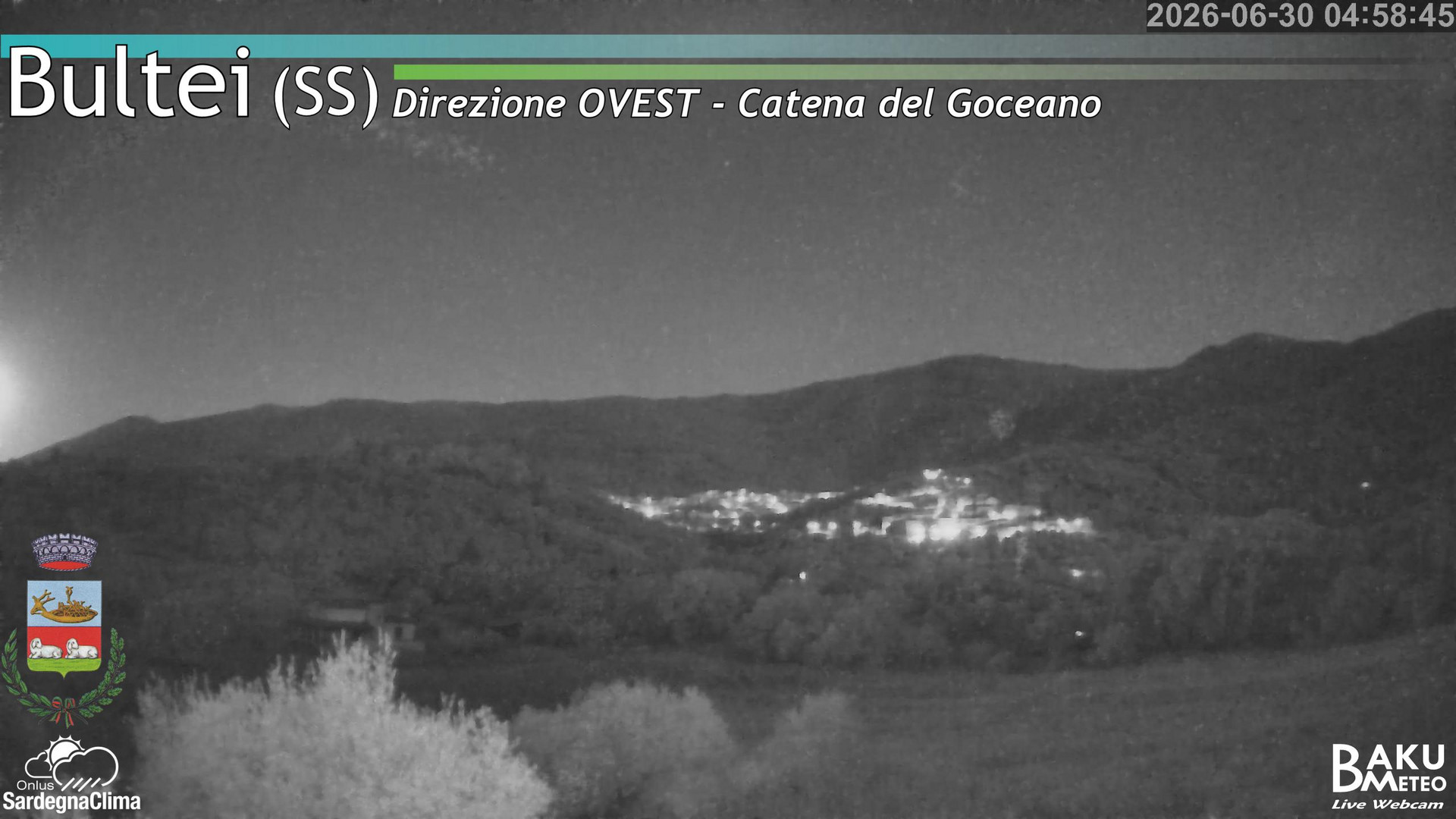time-lapse frame, Bultei webcam
