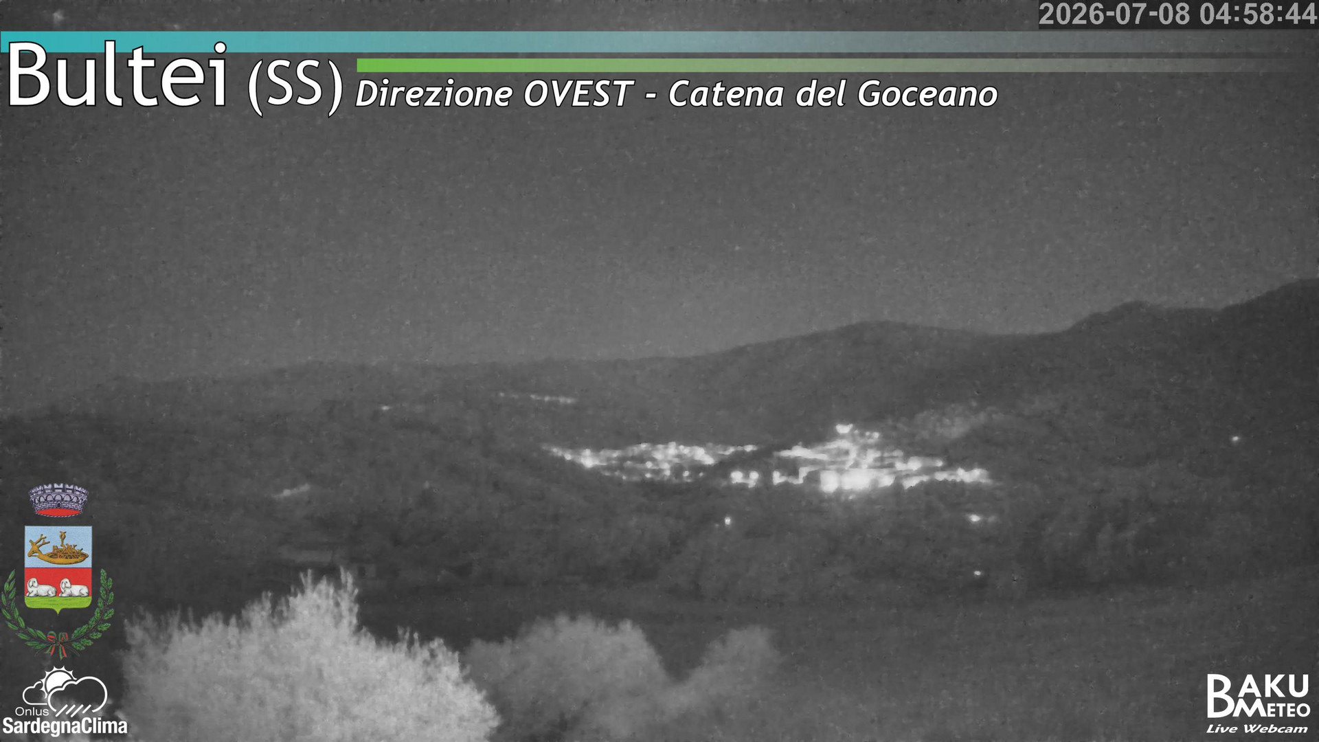 time-lapse frame, Bultei webcam