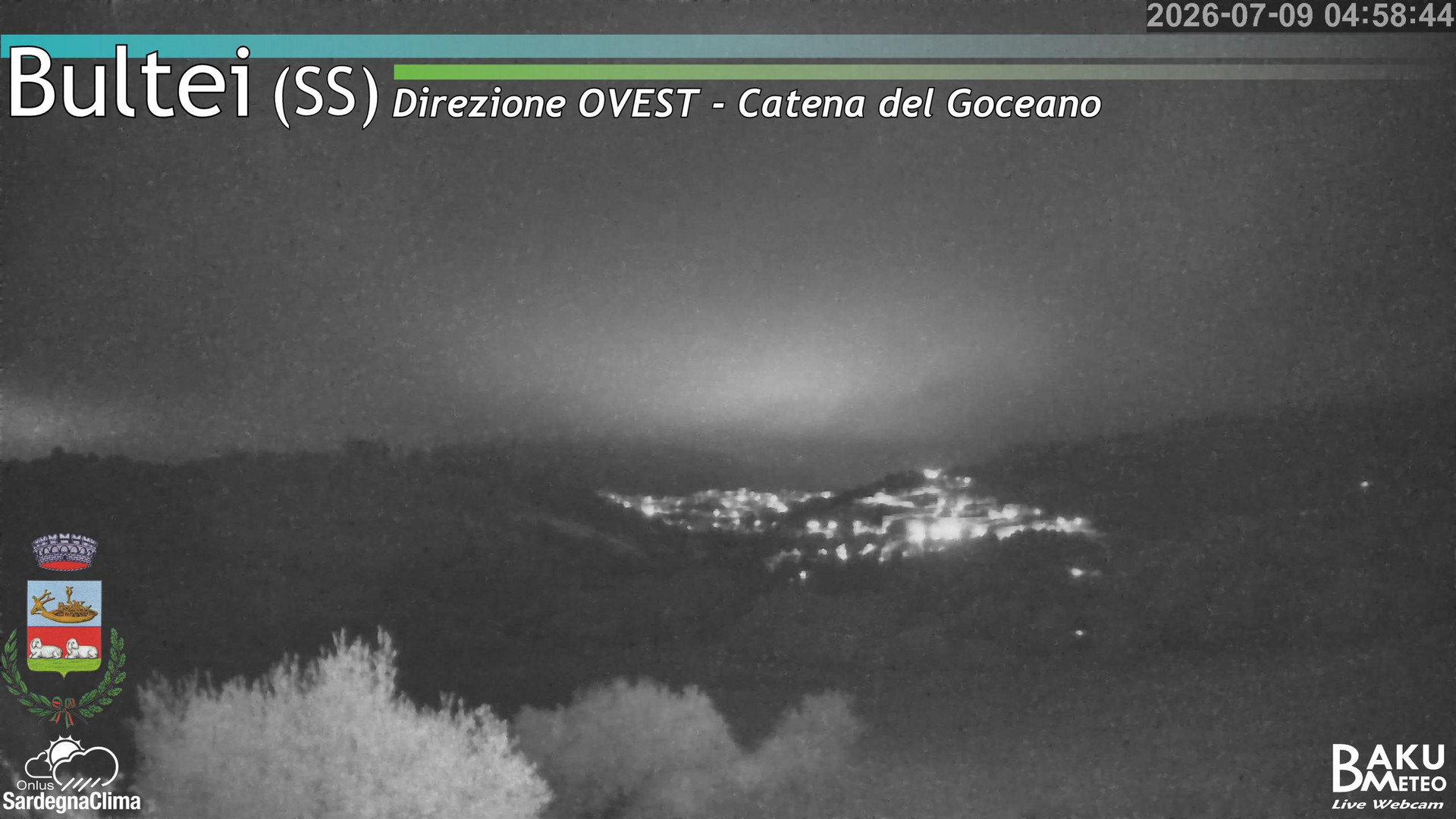 time-lapse frame, Bultei webcam