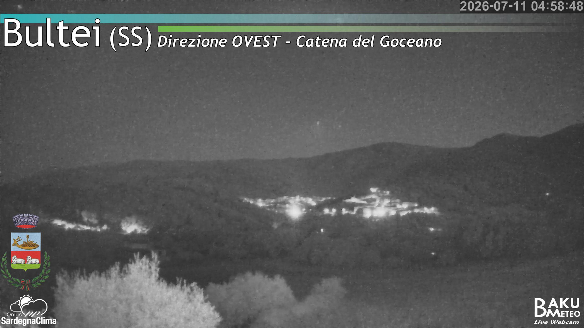 time-lapse frame, Bultei webcam