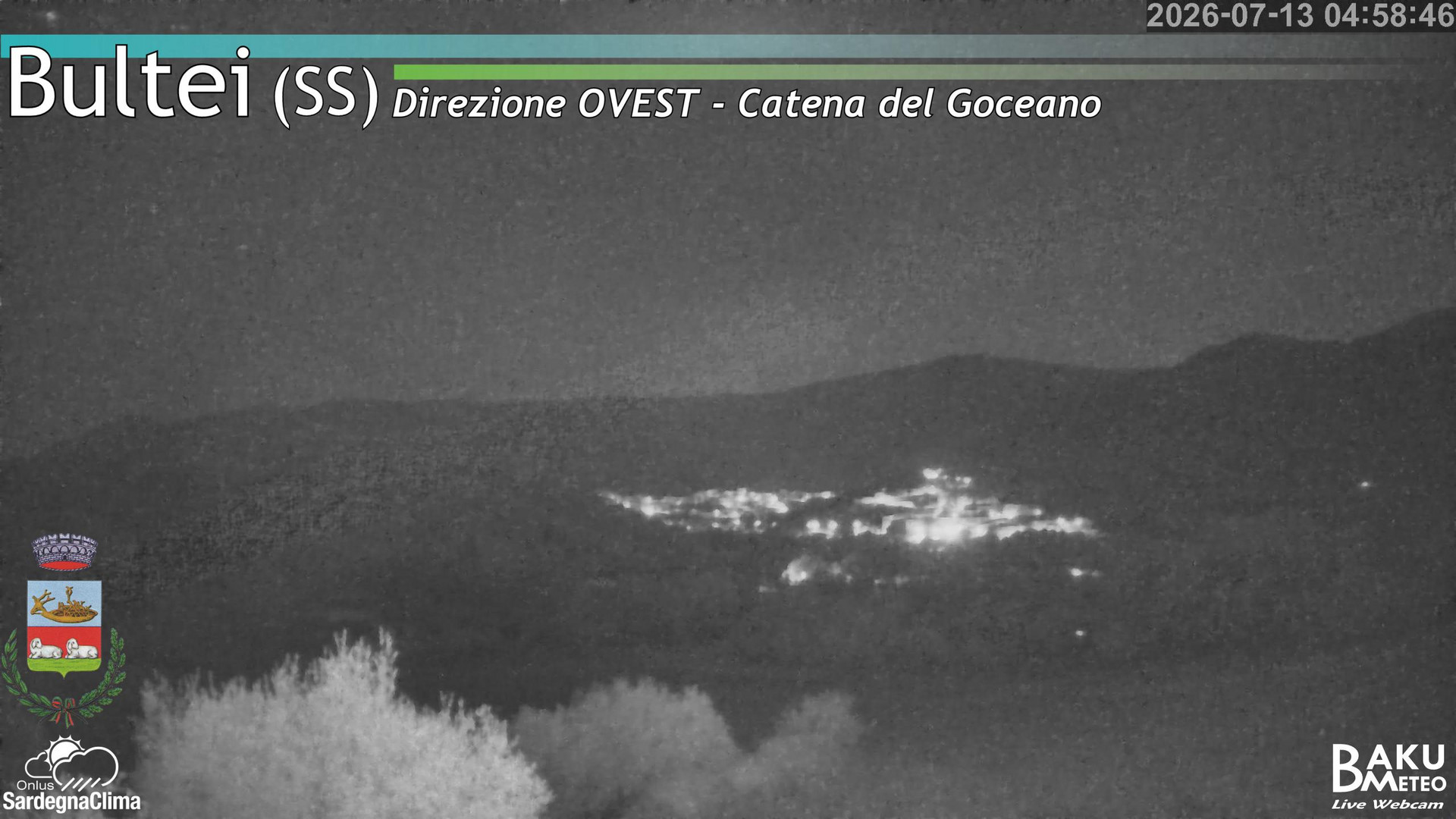 time-lapse frame, Bultei webcam