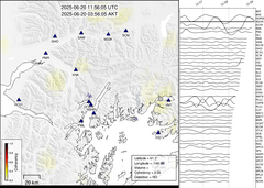 view from Barry Arm seismic energy on 2025-06-20