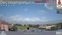 view from Decimomannu Nord on 2026-04-13