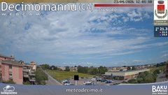 view from Decimomannu Nord on 2026-04-23