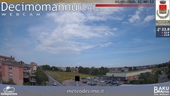 view from Decimomannu Nord on 2026-05-01