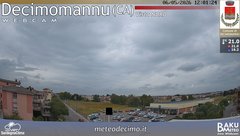 view from Decimomannu Nord on 2026-05-06