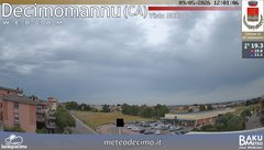view from Decimomannu Nord on 2026-05-09