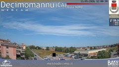 view from Decimomannu Nord on 2026-05-11