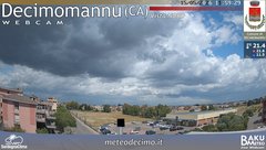 view from Decimomannu Nord on 2026-05-15