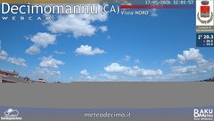 view from Decimomannu Nord on 2026-05-17