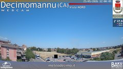 view from Decimomannu Nord on 2026-05-25