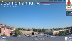 view from Decimomannu Nord on 2026-05-27