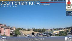 view from Decimomannu Nord on 2026-05-27