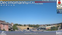 view from Decimomannu Nord on 2026-06-16