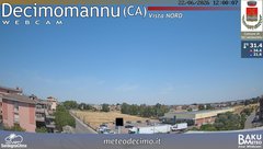 view from Decimomannu Nord on 2026-06-22