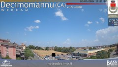 view from Decimomannu Nord on 2026-07-02