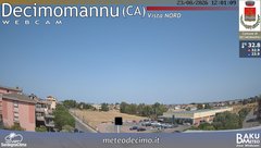 view from Decimomannu Nord on 2026-08-23