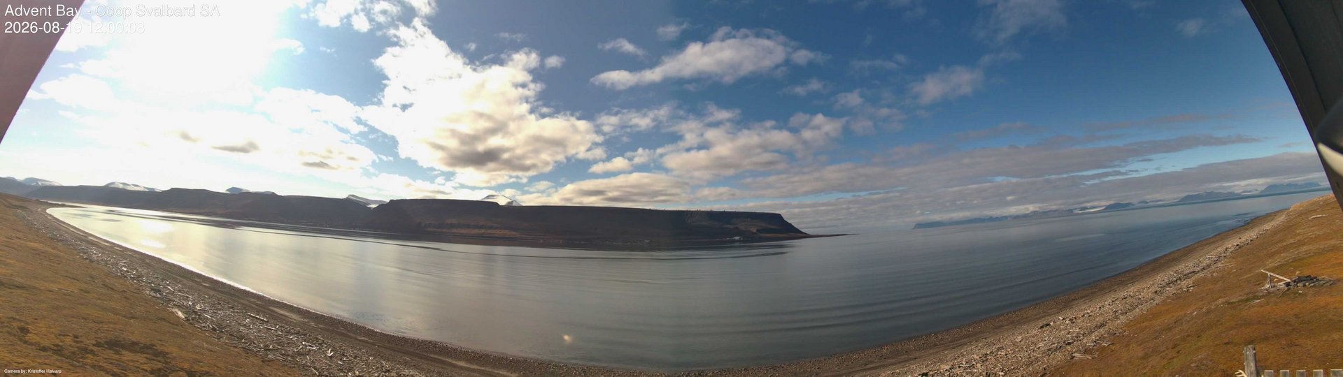 view from Advent Bay on 2026-08-19