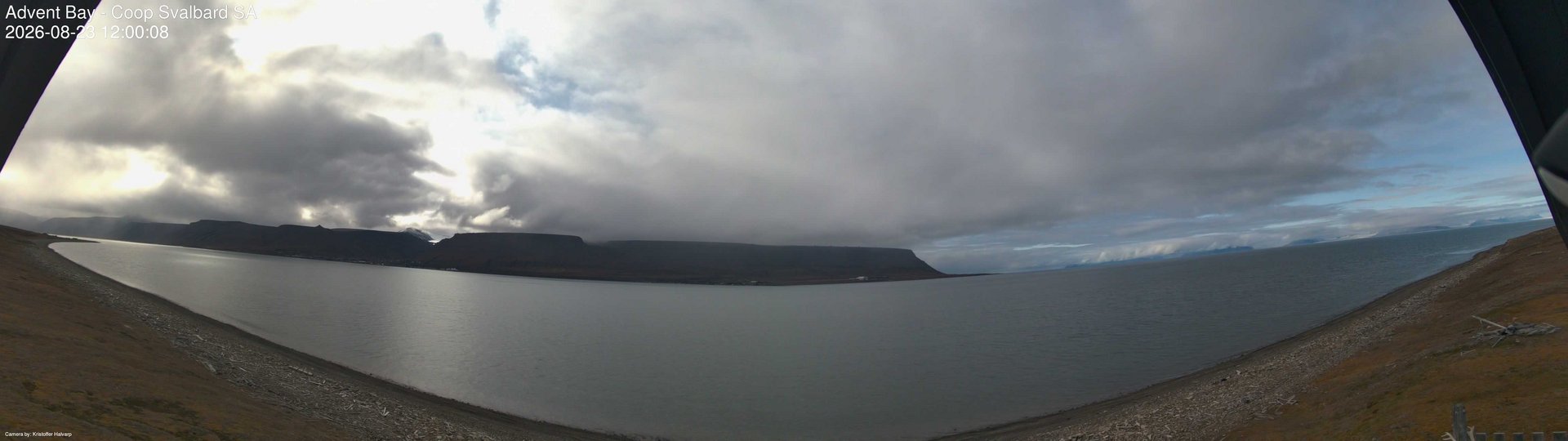 view from Advent Bay on 2026-08-23