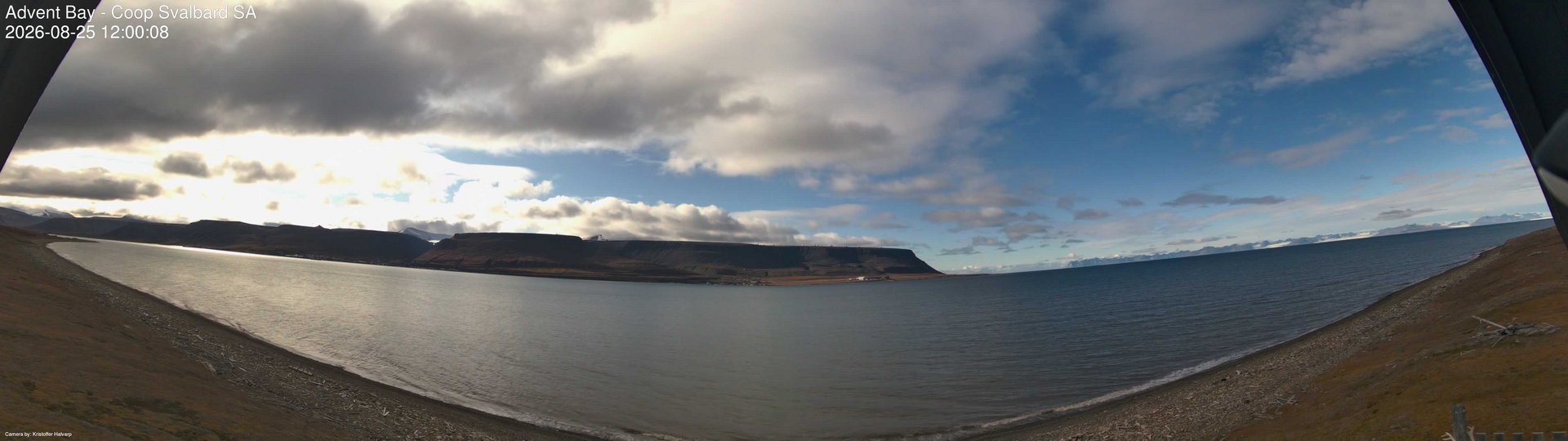 view from Advent Bay on 2026-08-25