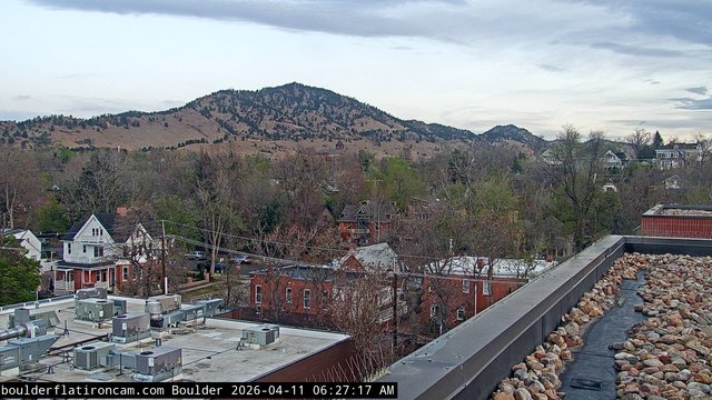 time-lapse frame, Boulder Mt Sanitas NW daily time lapse webcam