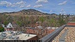 view from Boulder Mt Sanitas NW daily time lapse on 2026-04-12