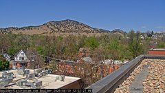 view from Boulder Mt Sanitas NW daily time lapse on 2026-04-19