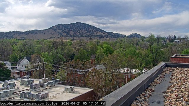 time-lapse frame, Boulder Mt Sanitas NW daily time lapse webcam